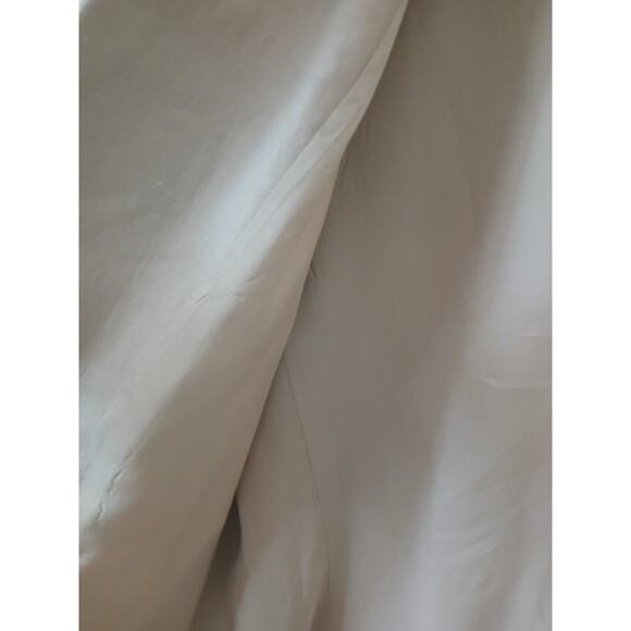 Preston & York Beige Linen Blazer Pockets Lined Button Down sz12 - Picture 9 of 9